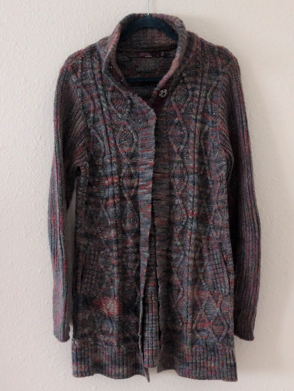 Prana Multicolored Cardigan Size Large